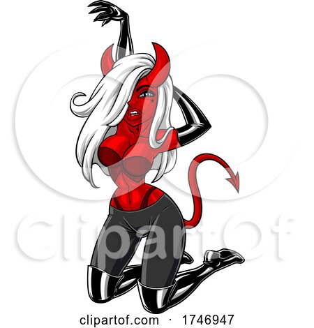 Sexy Female Devil by Hit Toon