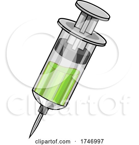 Syringe with Green by Hit Toon