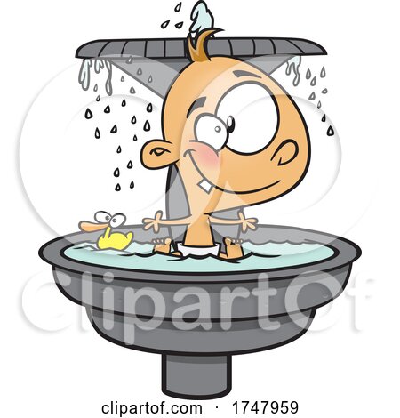 Cartoon Fountain of Youth Baby by toonaday