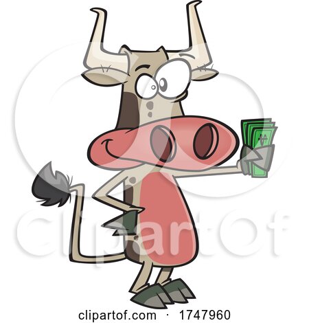 Cartoon Cash Cow by toonaday