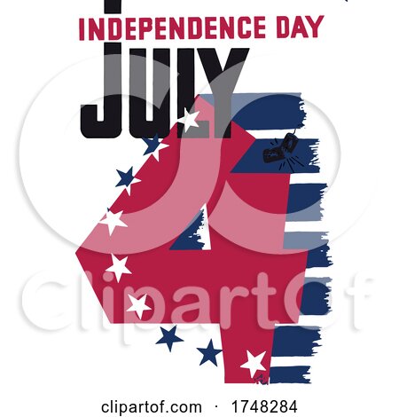 Independence Day July 4th Design by JVPD