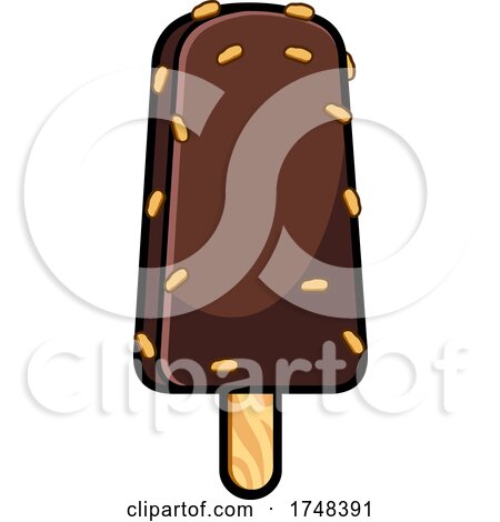 Chocolate Ice Cream Bar by Hit Toon