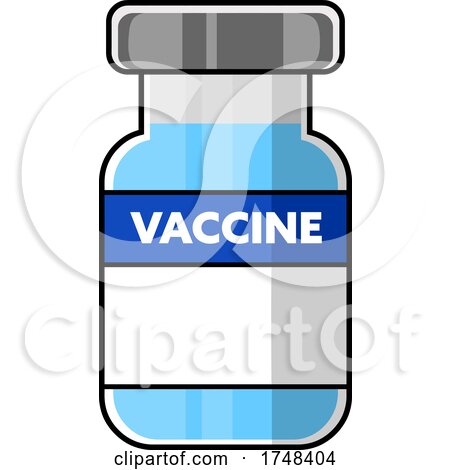 Vaccine Vial by Hit Toon