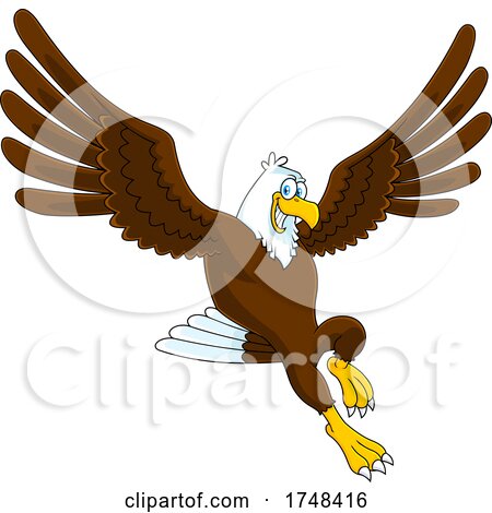Bald Eagle Mascot by Hit Toon