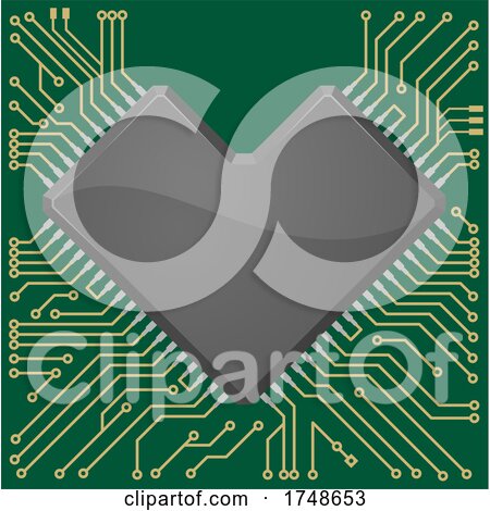 Circuit Heart by Vector Tradition SM