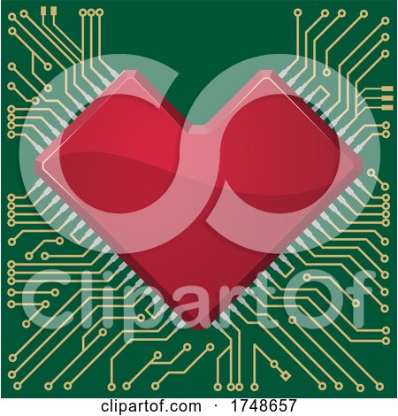 Circuit Heart by Vector Tradition SM