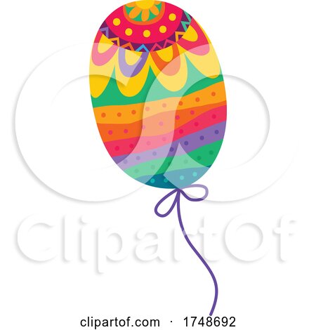 Mexican Themed Party Balloon by Vector Tradition SM