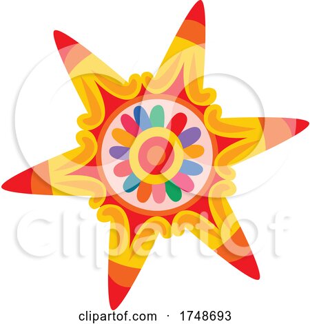 Mexican Themed Star by Vector Tradition SM