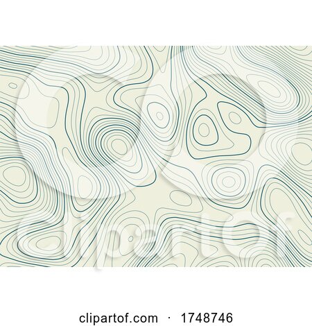 Abstract Background with a Contour Topography Landscape Design by KJ Pargeter