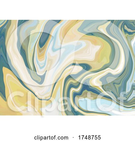 Abstract Liquid Marble Design Background by KJ Pargeter