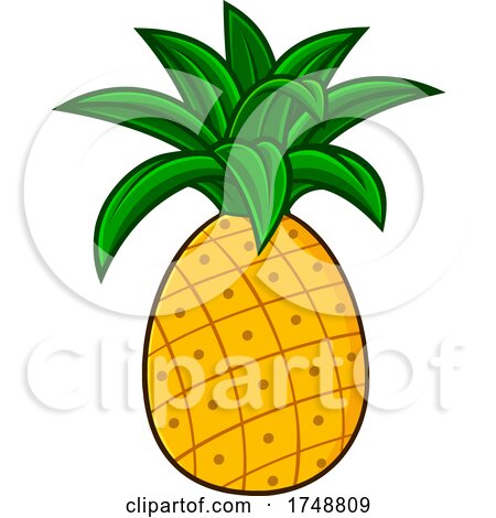 Cartoon Pineapple by Hit Toon