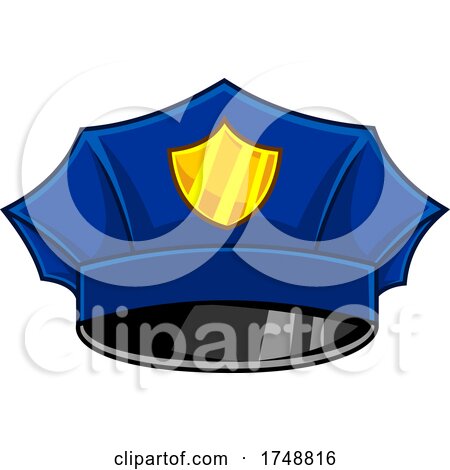 Cartoon Police Hat by Hit Toon