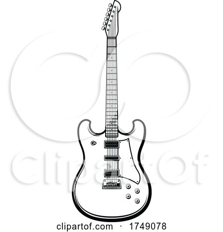 Electric Guitar by Vector Tradition SM