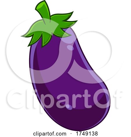 Cartoon Eggplant by Hit Toon