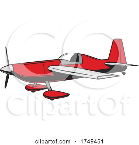 Vintage Airplane by Vector Tradition SM