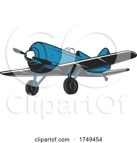 Vintage Airplane by Vector Tradition SM