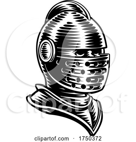 Knight Helmet by AtStockIllustration
