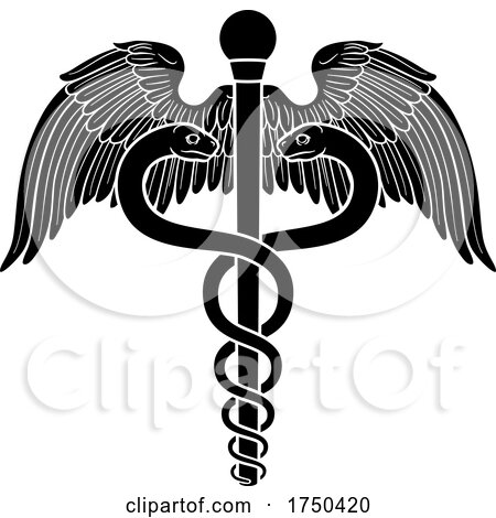 Caduceus Medical Doctor Symbol by AtStockIllustration