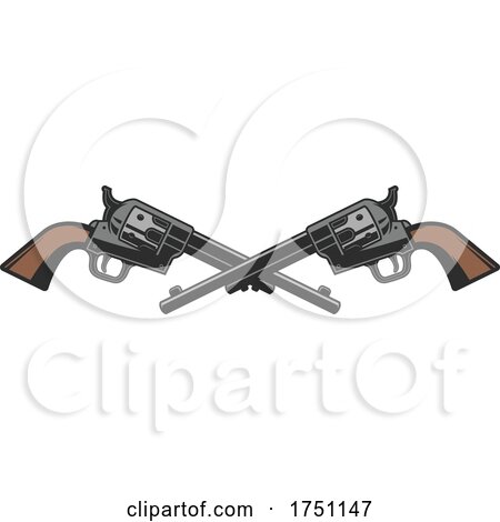 Crossed Pistols by Vector Tradition SM