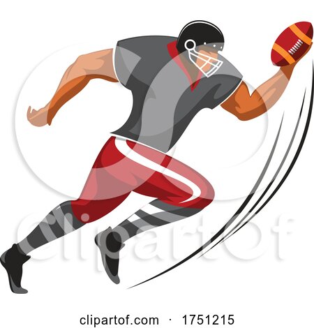 Running Football Player by Vector Tradition SM