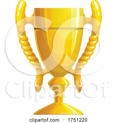 Gold Trophy Cup by Vector Tradition SM