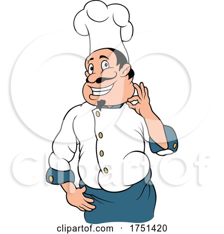 Cartoon Italian Chef by dero