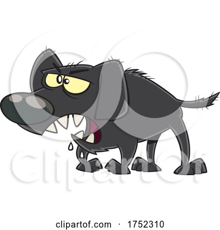 Cartoon Baskerville Hound Dog by toonaday