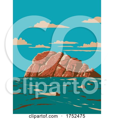Haytor Rocks Located on Dartmoor National Park Devon England United Kingdom UK Art Deco WPA Poster Art by patrimonio