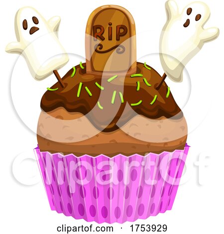 Halloween Cupcake by Vector Tradition SM