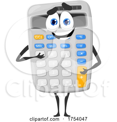 Calculator Character by Vector Tradition SM