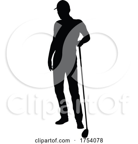 Golfer Golf Sports Person Silhouette by AtStockIllustration