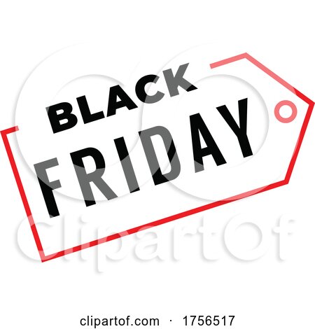 Black Friday Sale Tag Design by Vector Tradition SM