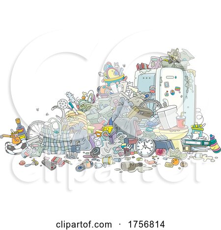 pile of trash clipart