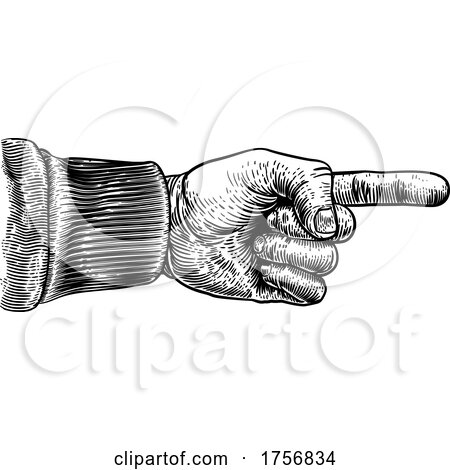 pointing skeleton finger clip art