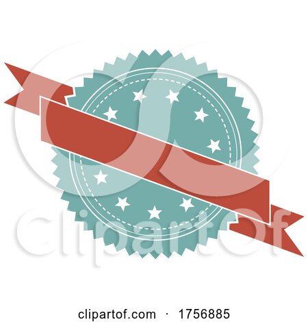 Badge with Ribbon by KJ Pargeter