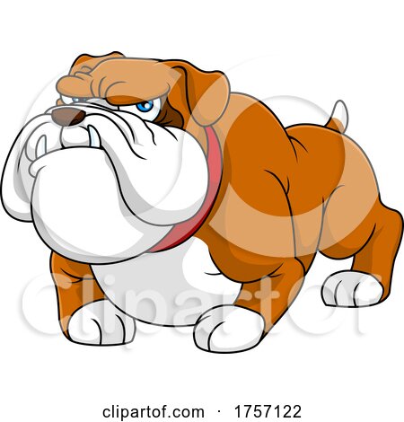 Cartoon Tough Bulldog by Hit Toon