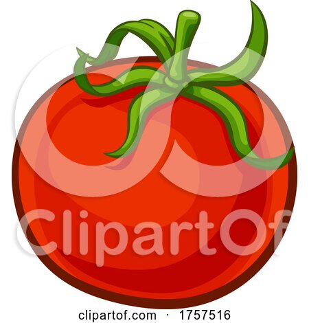 Tomato Vegetable Cartoon Food Drawing by AtStockIllustration