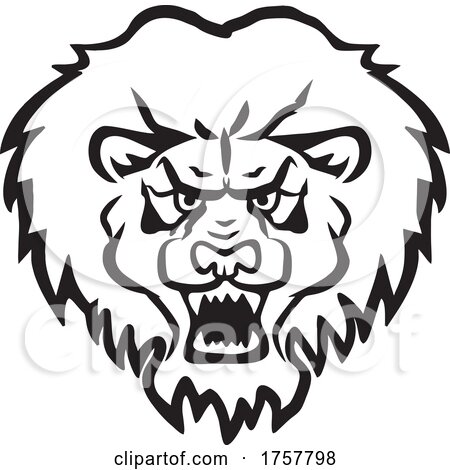 Lion Mascot Head by Johnny Sajem