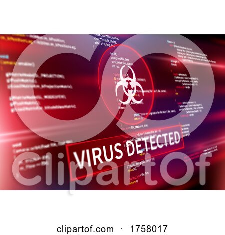 Computer Virus Background by Vector Tradition SM