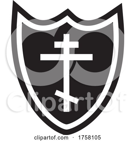 Shield with an Orthodox Cross by Johnny Sajem