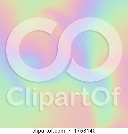 Rainbow Coloured Hologram Background by KJ Pargeter