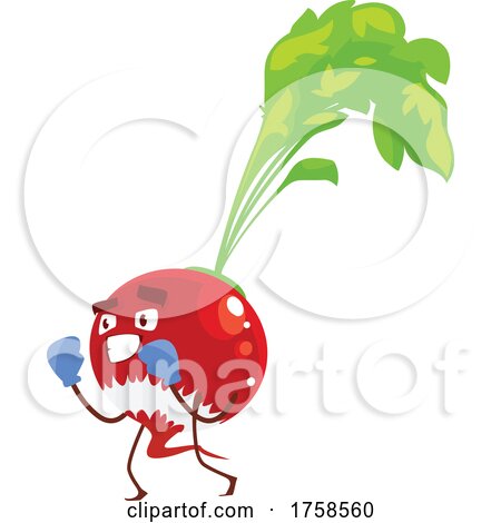 Radish Character by Vector Tradition SM