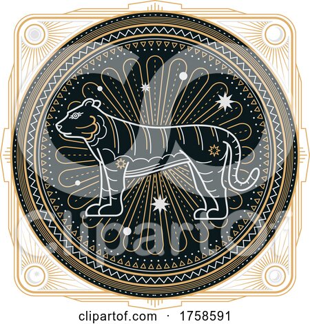 Chinese Zodiac Tiger by Vector Tradition SM
