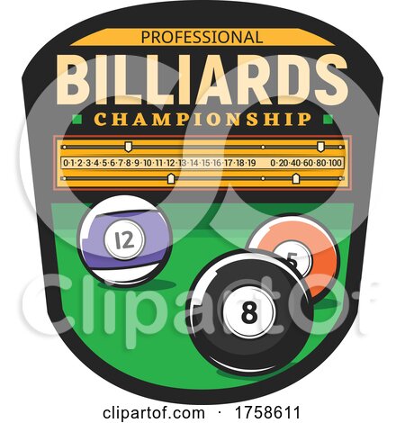 Billiards Competition Design by Vector Tradition SM