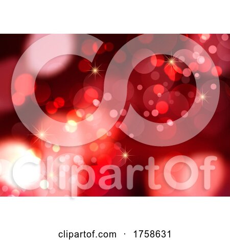 Christmas Bokeh Lights Background by KJ Pargeter