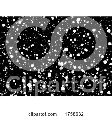 Christmas Snow Overlay Background by KJ Pargeter