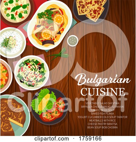Bulgarian Cuisine by Vector Tradition SM