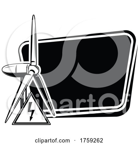 Wind Turbine by Vector Tradition SM