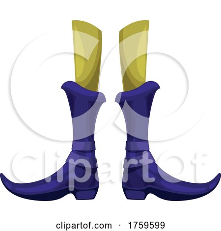 Witch Legs and Shoes by Vector Tradition SM