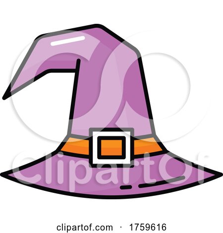 Witch Hat Halloween Icon by Vector Tradition SM
